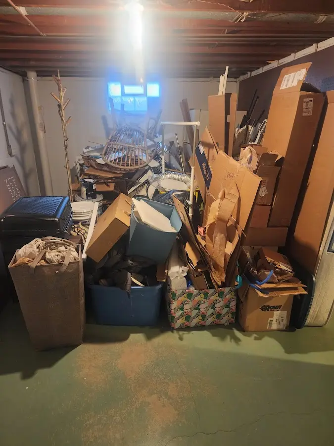 Roll-off dumpster container at job site for Construction Dumpster Rental in Oak Hills